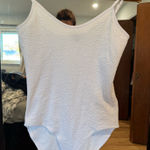 Amisu White textured bodysuit Photo 0