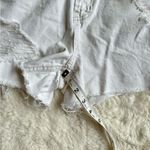 BDG White/Off white A-Line Distressed Denim Cutoff Shorts, 26 Photo 4