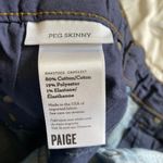 Paige Peg Skinny Jeans Dark Wash Low Rise Stretch Denim Size 28 Photo 6