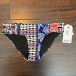 Roxy NWT  Multicolor Bohemian Vibes 70s Bikini Bottoms Photo 2