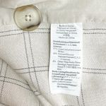 Madewell Dorset Blazer Windowpane Linen Blend Plaid Jacket Beige Size Large NWT Photo 10