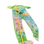 Disney Fairies Tinkerbell Footed Blanket Sleeper Pajamas Pjs Green Large Photo 1