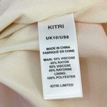 Kitri Womes US 6 Claire Picnic Check Bias Cut Long Slip Dress Empire Waist Pink Photo 7