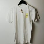 Urban Outfitters NWT Active Ride Shop T Shirt Double Sided Sport Graphic Tee Cotton White Small S Photo 0