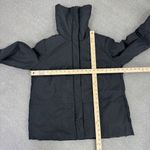 Vera Wang Simply Vera Puffer Jacket Faux Fur Collar Hood Black Medium Balloon Sleeve Photo 14