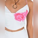 Princess Polly NWT  Karalle Skirt Set Cream / Pink Size 12 Photo 6