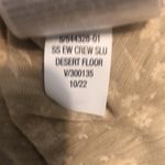 Old Navy  Everyday Wear Women’s Short Sleeve Tee Size Small Tan/White NWT Photo 7