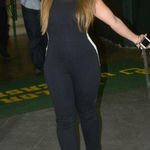 Black and white boatneck sleeveless jumpsuit Size M Photo 0