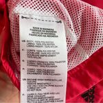 Adidas  Windbreaker Jacket Hot Pink Red Athletic Coat Size Large Photo 7