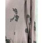 Free People Women's Dress Trapeze Mauve Floral Size Small Long Sleeve Lined Photo 8