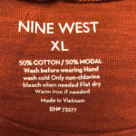 Nine West Women's French Terry Tulip-Hem Sheath Dress Photo 5