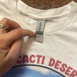 LUTRONIC SKIN CARE DESERT CACTUS PROMO TEE White Size M Photo 1