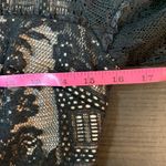 Parker  Black‎ Lace Mesh Mini Dress Sheer Romantic Gothic Party Small Vampcore Photo 6