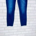 Paige Hoxton High Rise Ankle Skinny Denim Raw Hem Jeans in Greece Wash Size 30 Photo 8