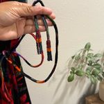 Farm Rio  Medium Flower Season Black Wrap Maxi Velvet Dress Wedding Formal Party Photo 6