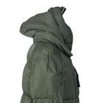 Avec Les Filles  Winter Coat Puffer Zip Pockets Olive Green Women’s Size Medium Photo 8