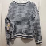 Nanette Lepore Nanette Lenore blue and white cardigan size M Photo 6