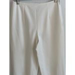 Cream Winter White High Waisted Trouser Straight Dress Pants Size 4 Photo 2