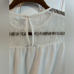 Parker  White Antonia Lace Combo Blouse Photo 4