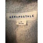 Aeropostale  Heather‎ Gray Hoodie Sweatshirt New York 1987 Graphic Pullover Photo 3