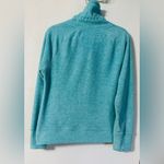 Calvin Klein Women's Fleece Marl Turquoise Jacket Full Zip Mock Neck, Medium Photo 6