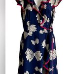 Nanette Lepore
Navy Blue Floral Dress with Pink Accents Photo 2