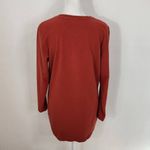 D&Co. Active Terry Tunic in Spice Red Size XS Petite Red Sweatshirt Pullover Photo 4