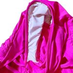 La Blanca Banded Waist Strappy Cross Back One-Piece Swimsuit Orchid Pink Size 14 Photo 7