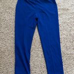 NYCC Womens Blue Straight Leg Belted Dress Work Trousers Slacks Blue Size 12 Photo 4