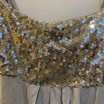 22. INC Sequined Tank Top Silver Size XL Photo 1
