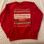 Grey's Anatomy Red Crewneck Photo 2