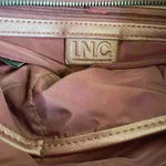 INC maroon, quilted nylon tote bag Purple Photo 5