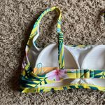 Kona Sol NWT!  Yellow / Green Leaf and Floral Print Bikini Top Size Medium Photo 9