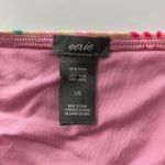 Aerie Hipster Bikini Bottom Paisley Floral Pink L Photo 2