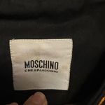 Moschino  Black Blazer with Colorful Floral Embroidery Photo 2