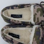 Club Room Faux Fur Lining Camouflage Moccasin Slip On Boat Shoes Size M 8 Photo 6