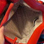 Michael Kors Red Leather Large Hamilton Tote Purse Photo 10