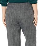 Kasper women plaid slim pants Fir green multi Size 12 Photo 1