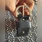 Ava & Viv  Black Leather Belt 1” with Silver Hardware NWOT Photo 3