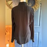True Religion Black Snap Button Up Accents Very Soft size L Photo 3