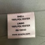 Azazie  Womens Satin Delmar Green Halter Sleeveless Bridesmaid Maxi Dress Size 4 Photo 10