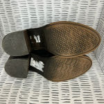 Lucky Brand  LK-Roquee Nubuck Leather Double Zipper Black Ankle Boots‎ size 9 Photo 8