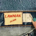 Lawman vintage raw hem high rise jeans Blue Size 26 Photo 6