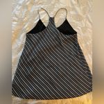 Be cool  Black and White Striped Top Photo 2