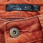 prAna  Rust Skinny Mid-Rise Janessa Pants Cotton Skinny Jeans SZ 4/ 27 #1292 Photo 12