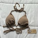 Cabana Del Sol NWT  Womens Size Large Bikini Bottom Top Set Brown Summer Beach Photo 3