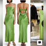 Bec + Bridge Moon Dance Green Strapless Maxi Dress Size 4 Photo 2