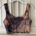 SheIn Women’s Ribbed Knit Tie Dye Cropped Tank Top SzL Photo 1