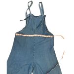 ZARA  chambray Jean soft overalls size small Photo 6