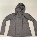 Tangerine  Black and White Striped Women's Hoodie Photo 3